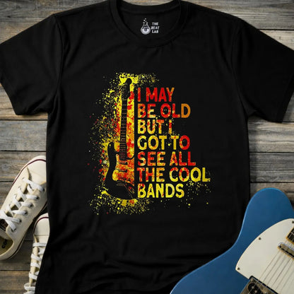 See All the Cool Bands T-shirt - Black / S - T-Shirt