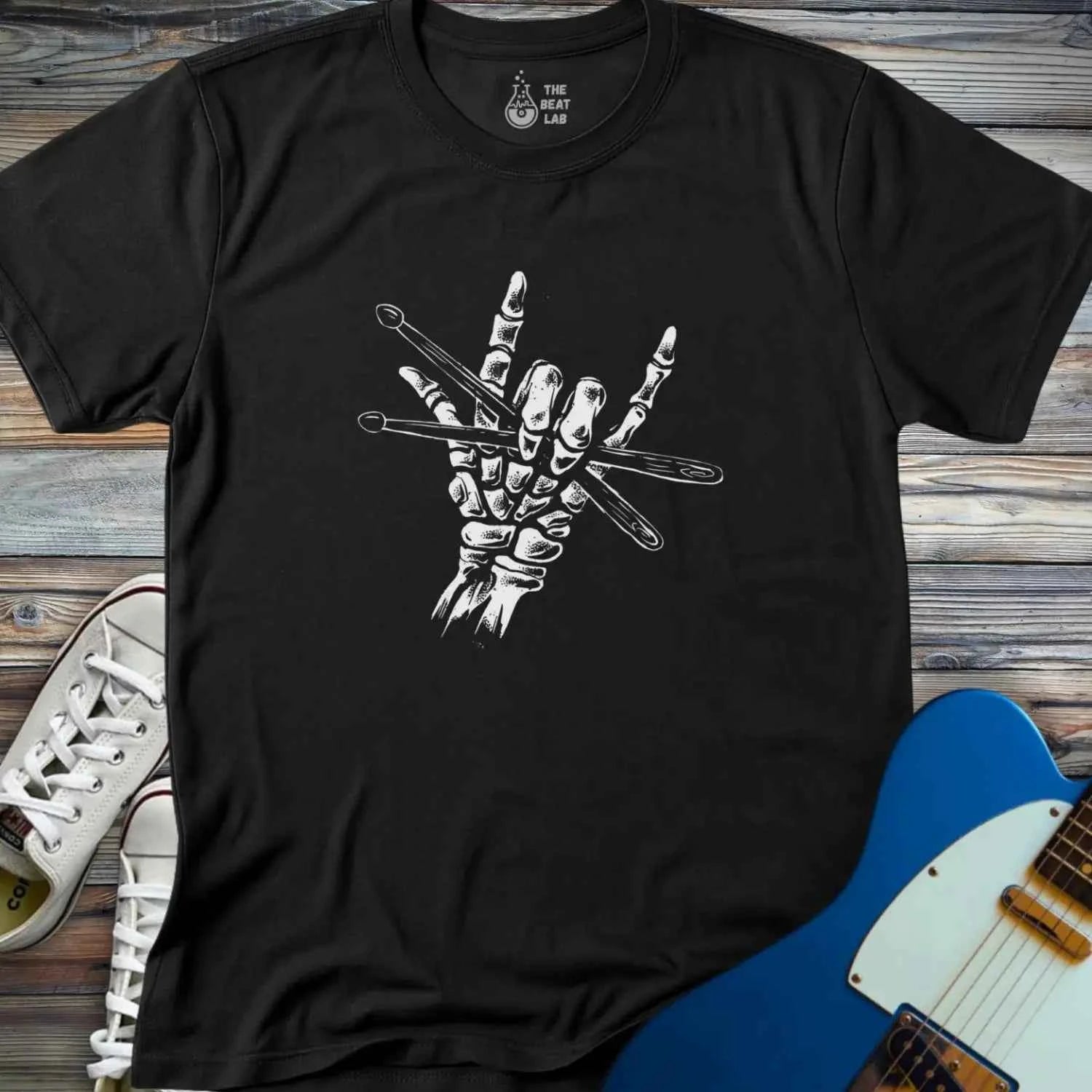 Skeletal Drummer T-shirt