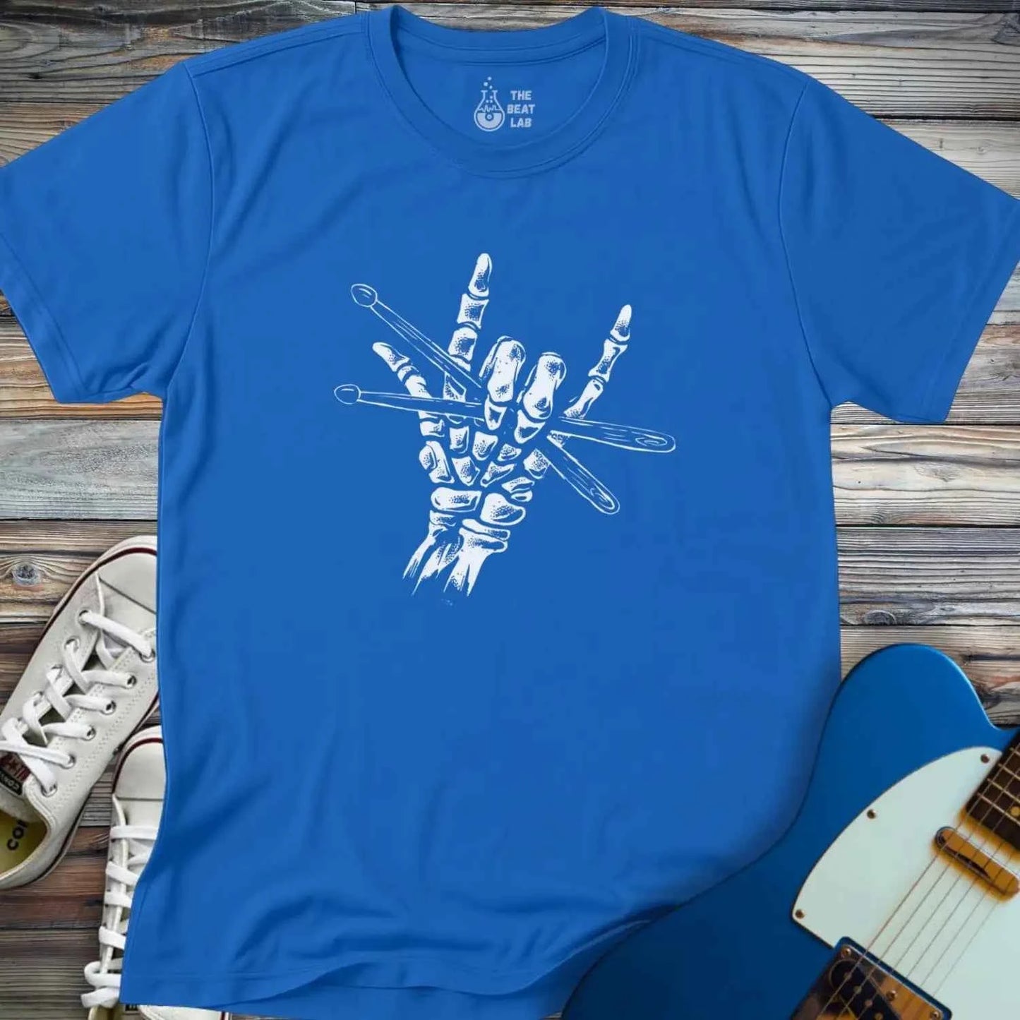 Skeletal Drummer T-shirt
