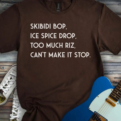 Skibidi Bop (II) T-shirt Dark Chocolate