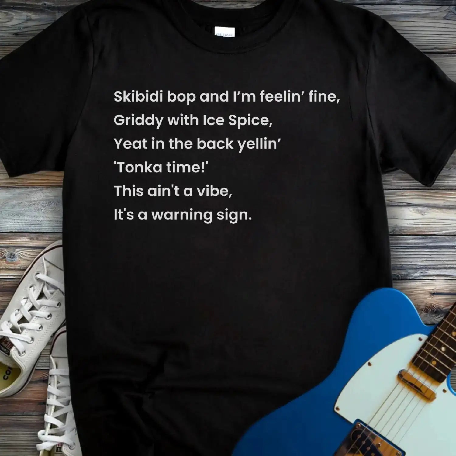 Skibidi Bop T-shirt Black