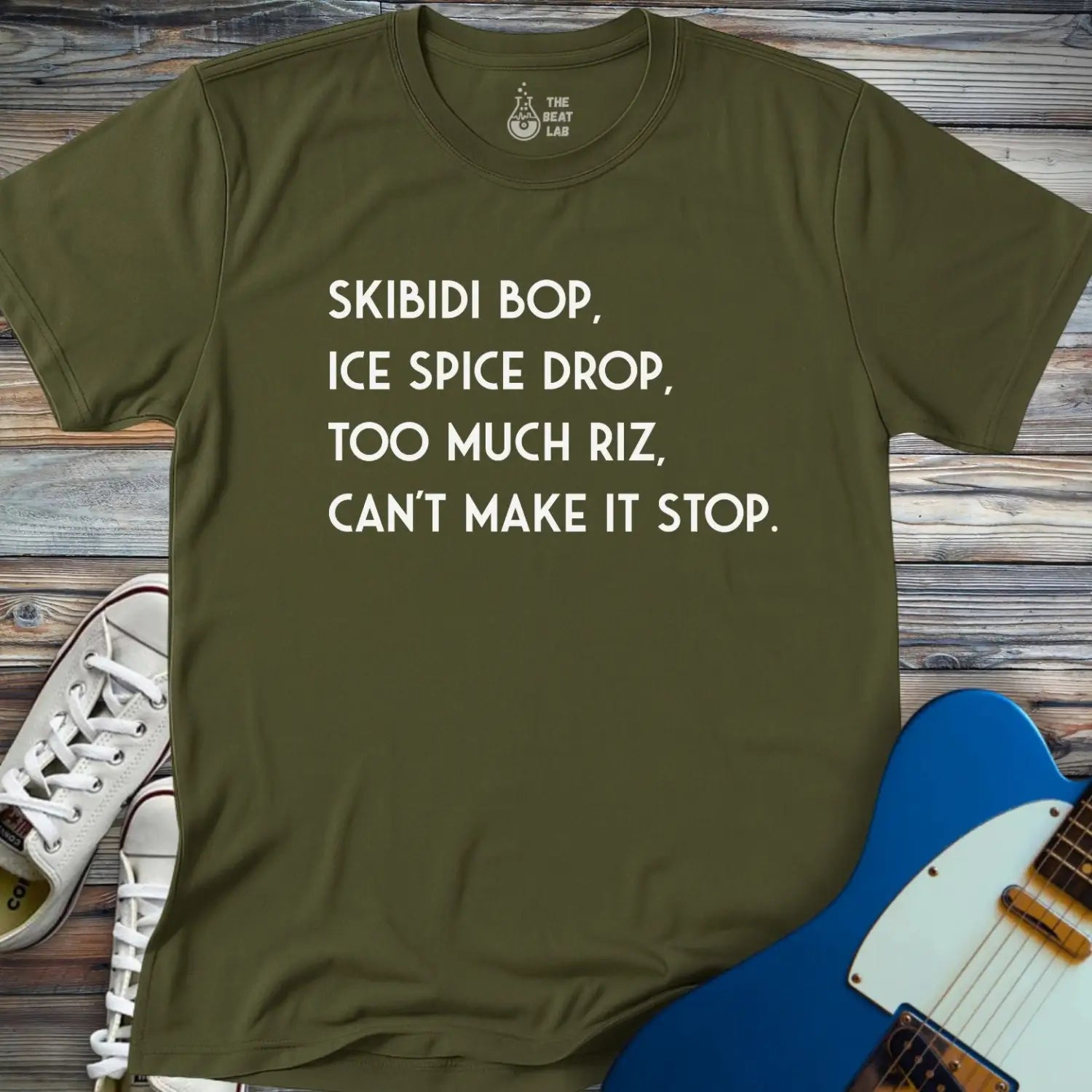 Skibidi Bop T-shirt - Military Green / S - T-Shirt