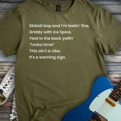 Skibidi Bop T-shirt Military Green