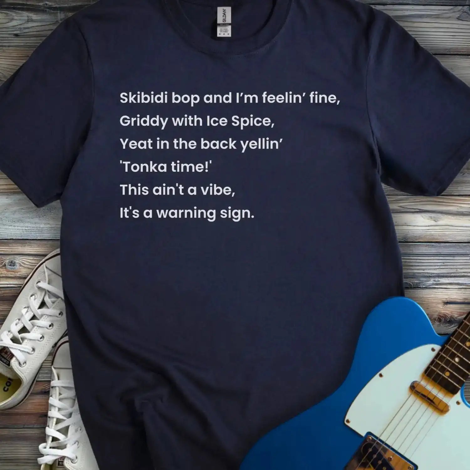 Skibidi Bop T-shirt Navy
