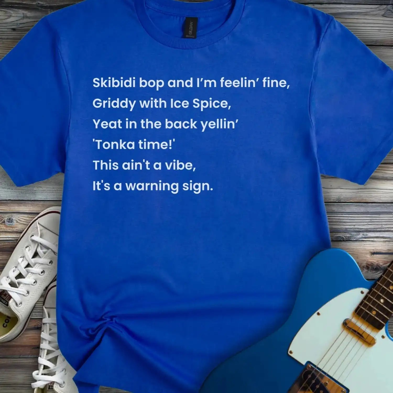 Skibidi Bop T-shirt Royal