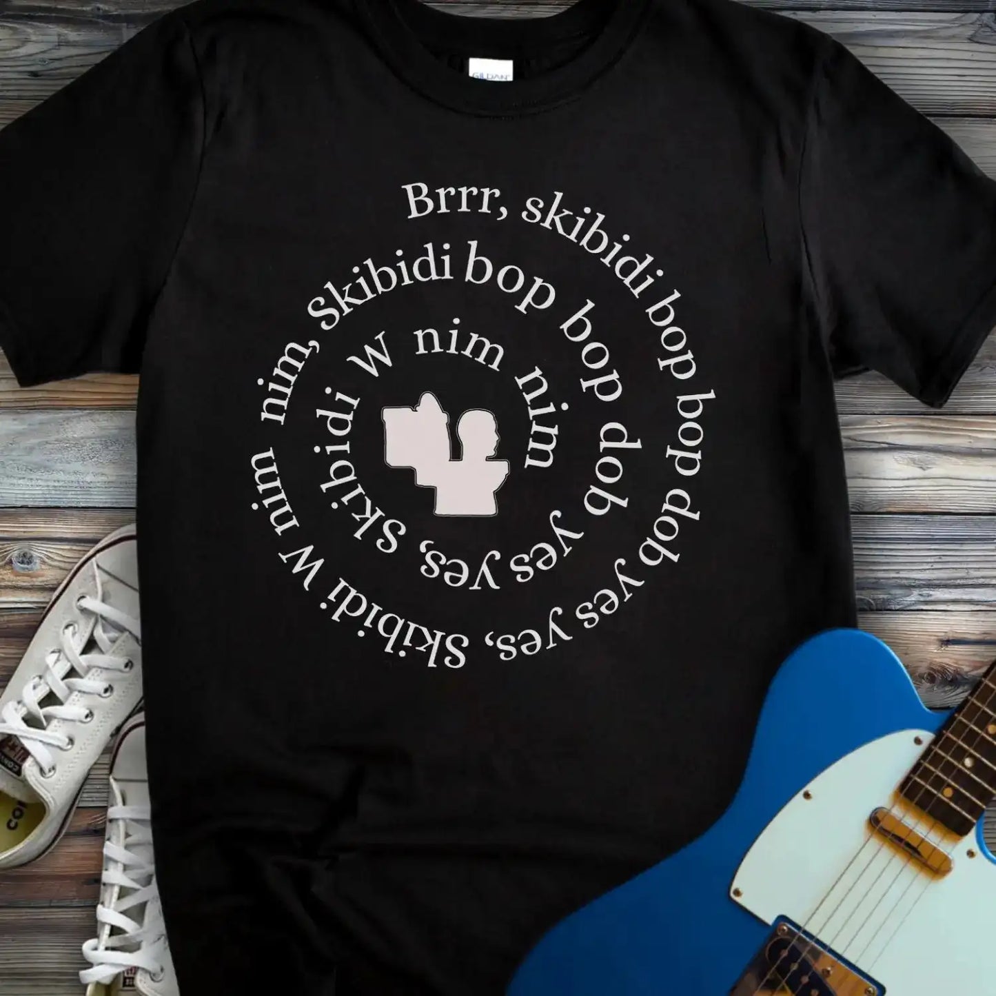 Skibidi Song T-shirt Black