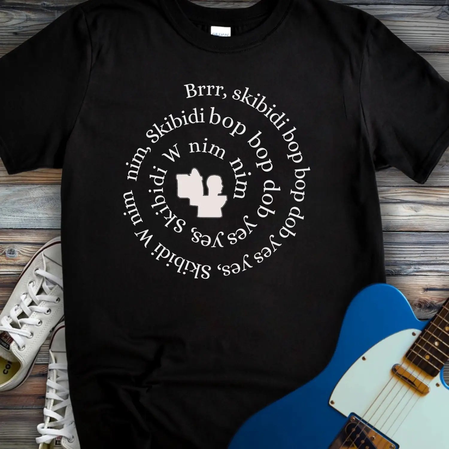 Skibidi Song T-shirt Black