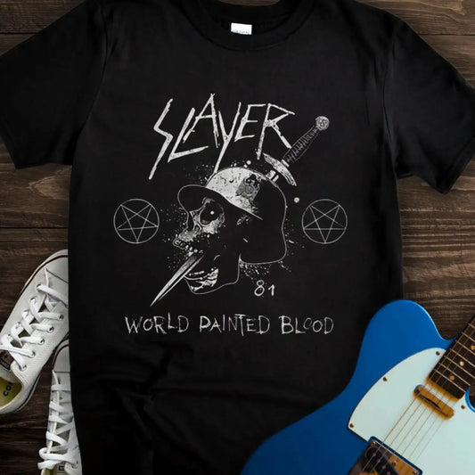Slayer Skull Dagger T-shirt Black