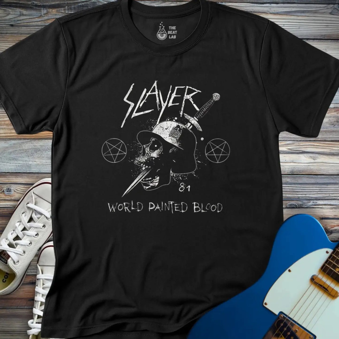 Slayer Skull Dagger T-shirt - Black / S - T-Shirt