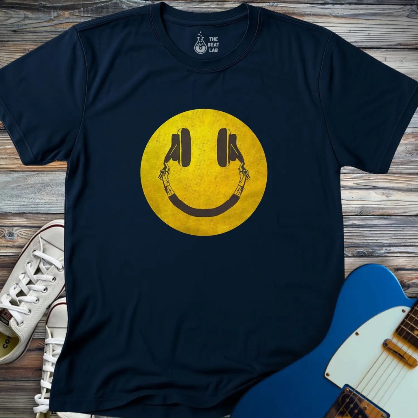 Smile T-shirt - Navy / S - T-Shirt