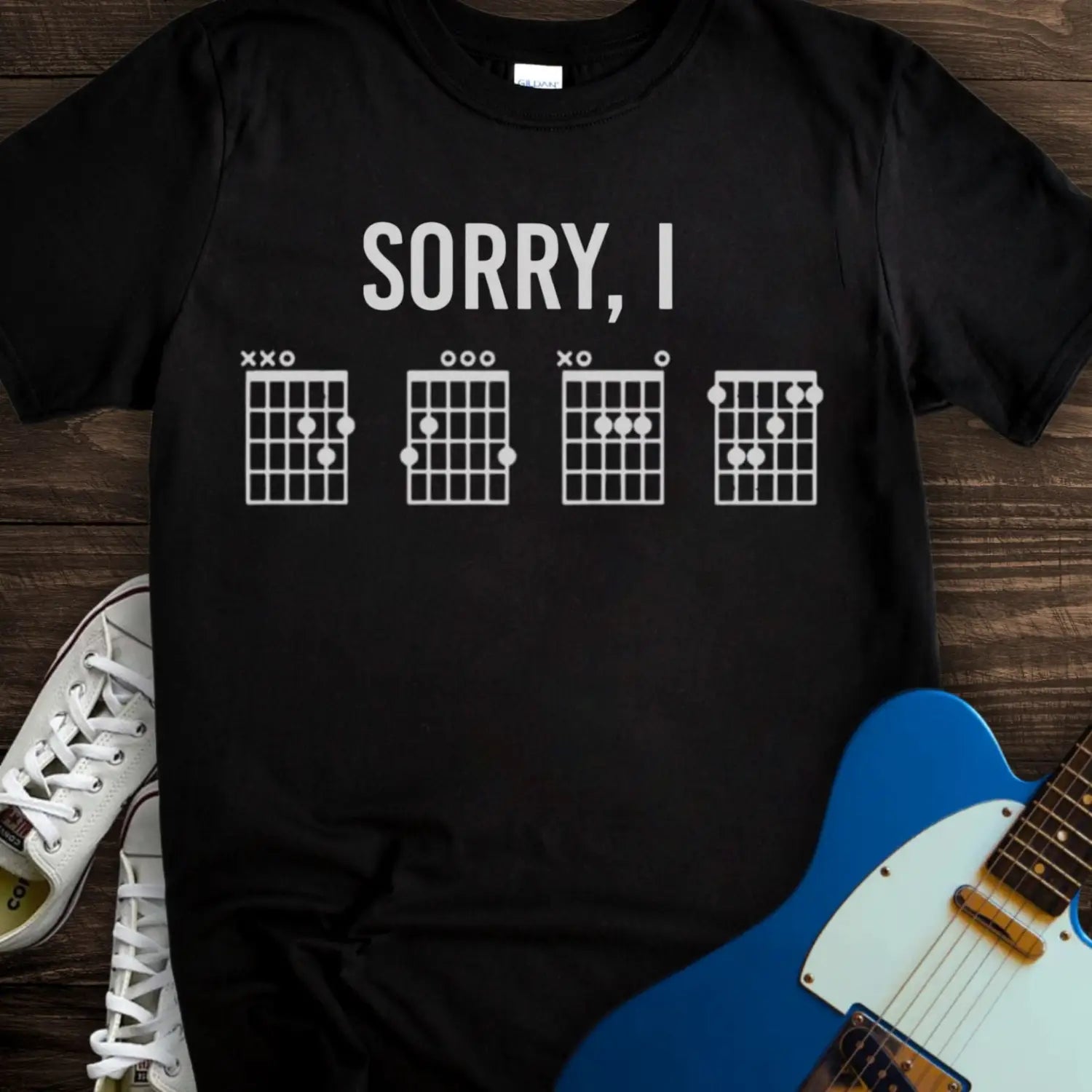 Sorry I DGAF (I) T-shirt - Black / S - T-Shirt