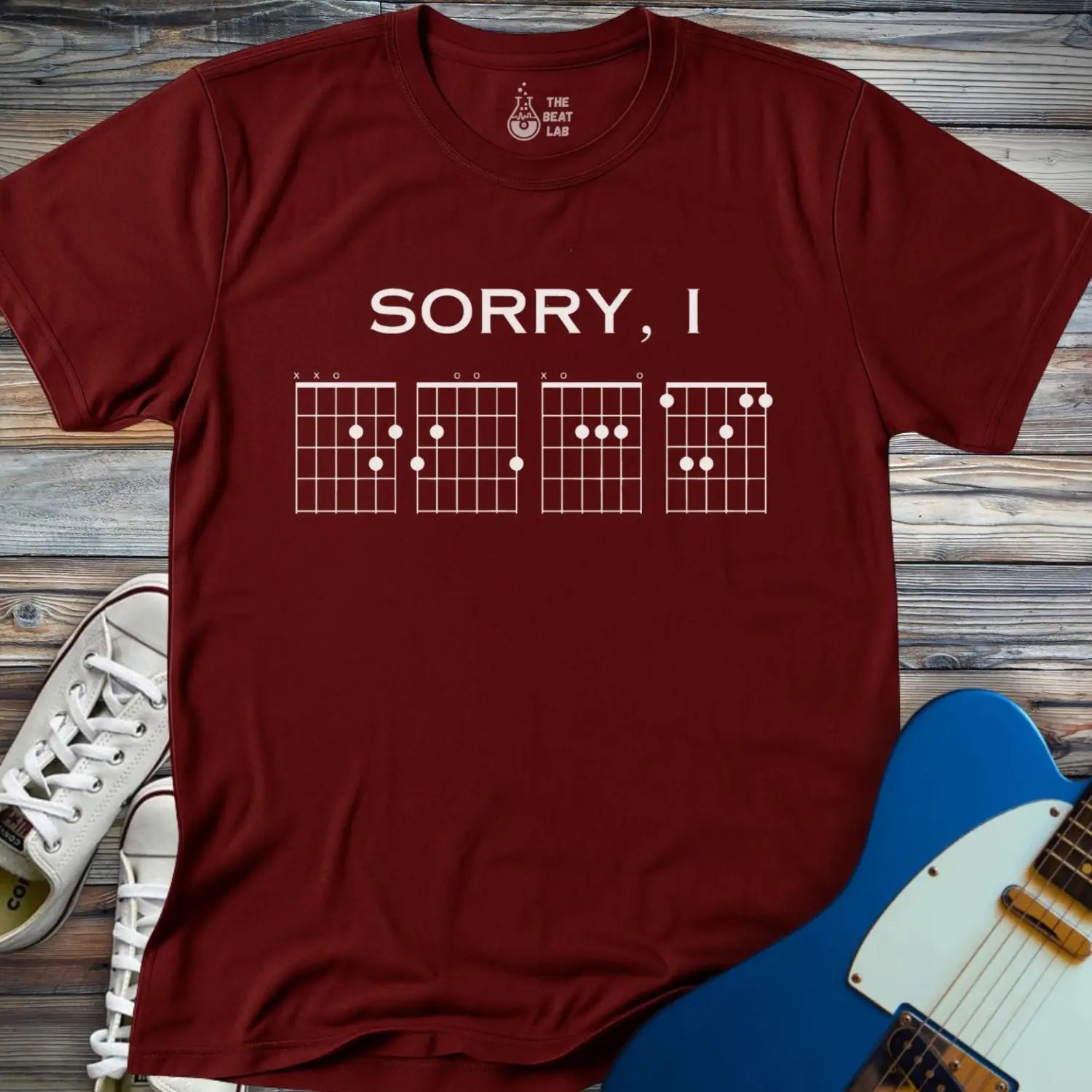 Sorry I DGAF (I) T-shirt - Maroon / S - T-Shirt