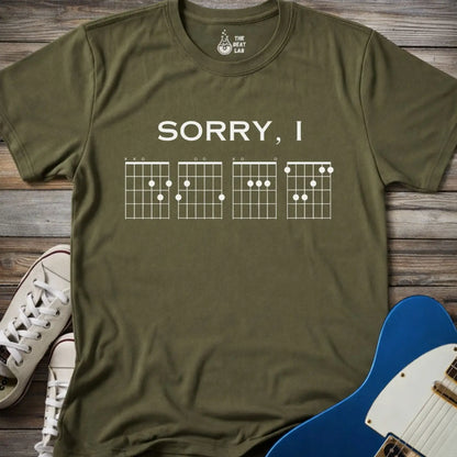 Sorry I DGAF (I) T-shirt - Military Green / S - T-Shirt