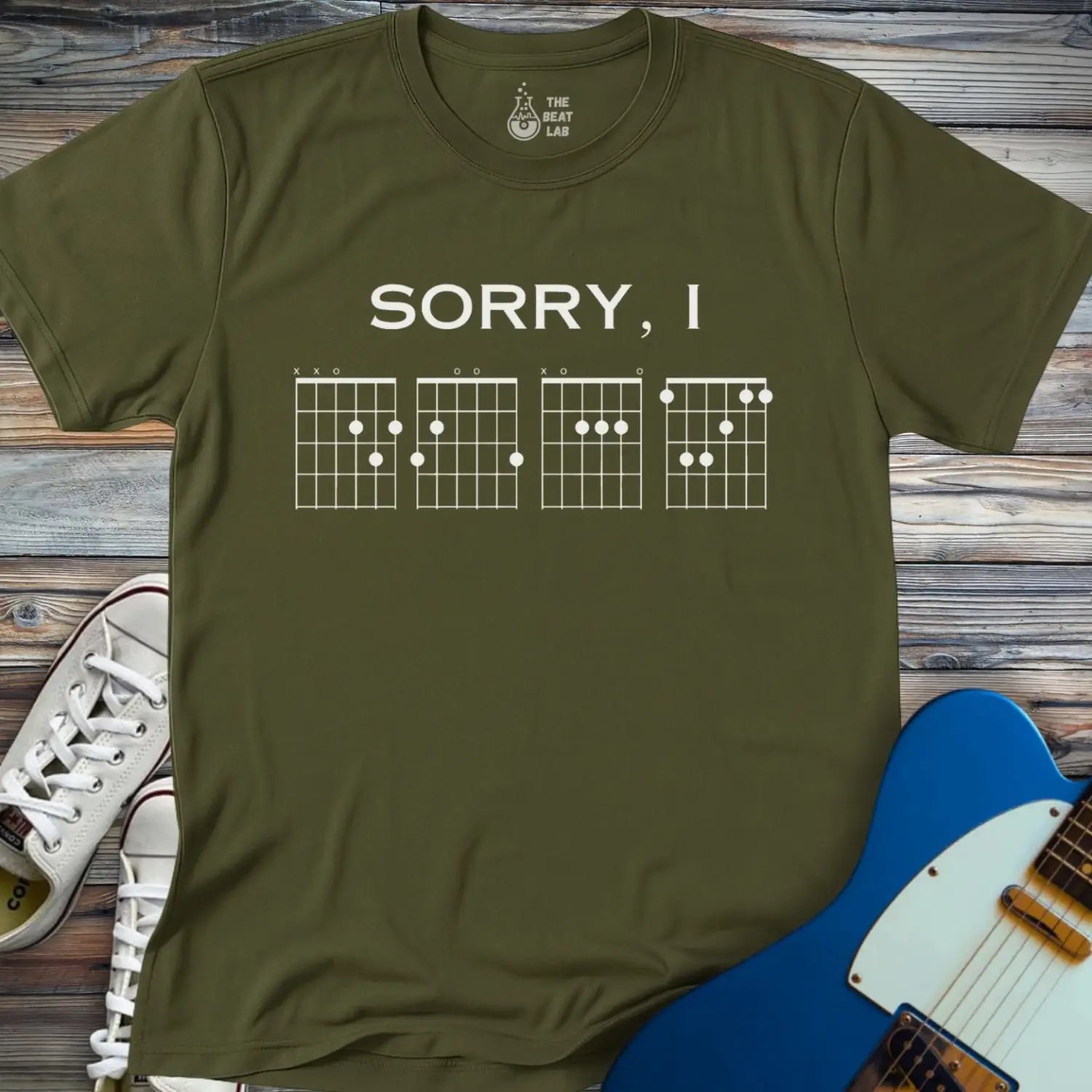 Sorry I DGAF (I) T-shirt - Military Green / S - T-Shirt