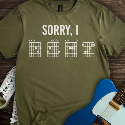 Sorry I DGAF (I) T-shirt - Military Green / S - T-Shirt