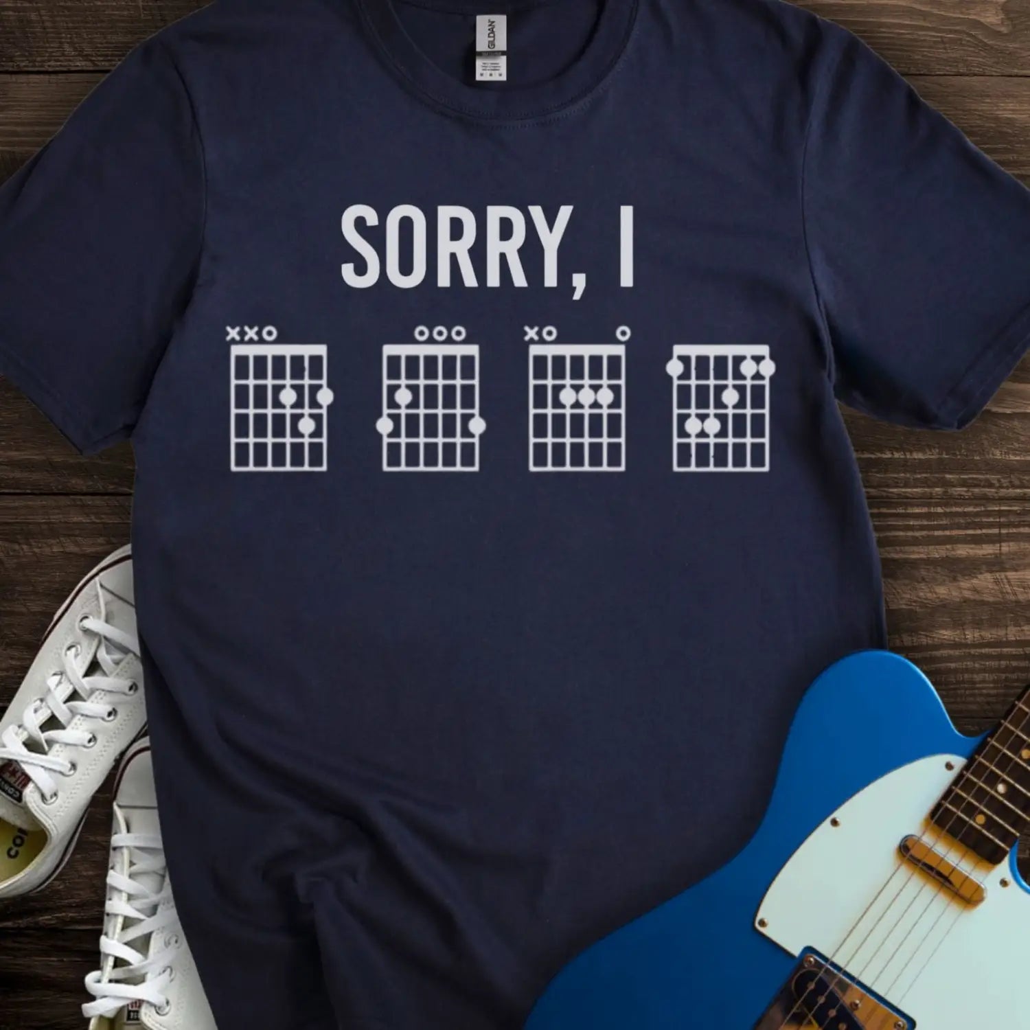 Sorry I DGAF (I) T-shirt - Navy / S - T-Shirt