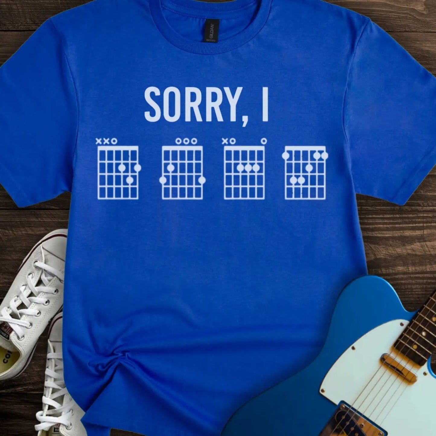 Sorry I DGAF (I) T-shirt - Royal / S - T-Shirt