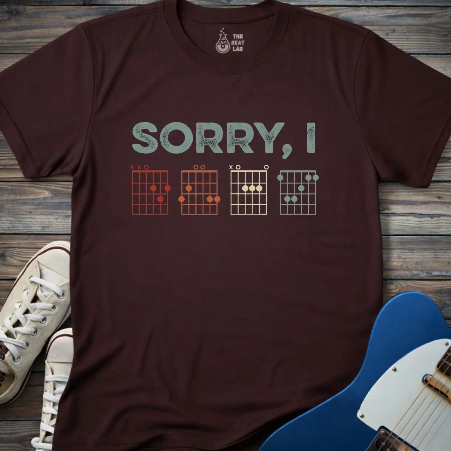 Sorry I DGAF (II) T-shirt - Dark Chocolate / S - T-Shirt