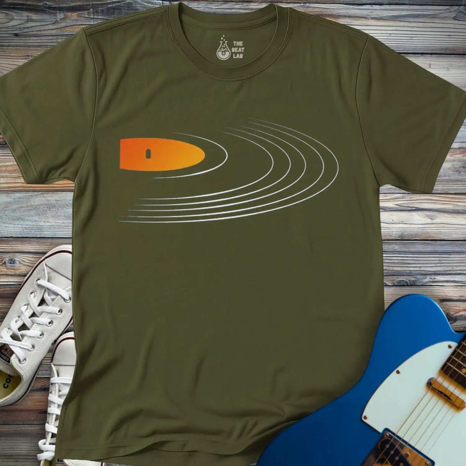 Spinning Vinyl T-shirt - T-Shirt