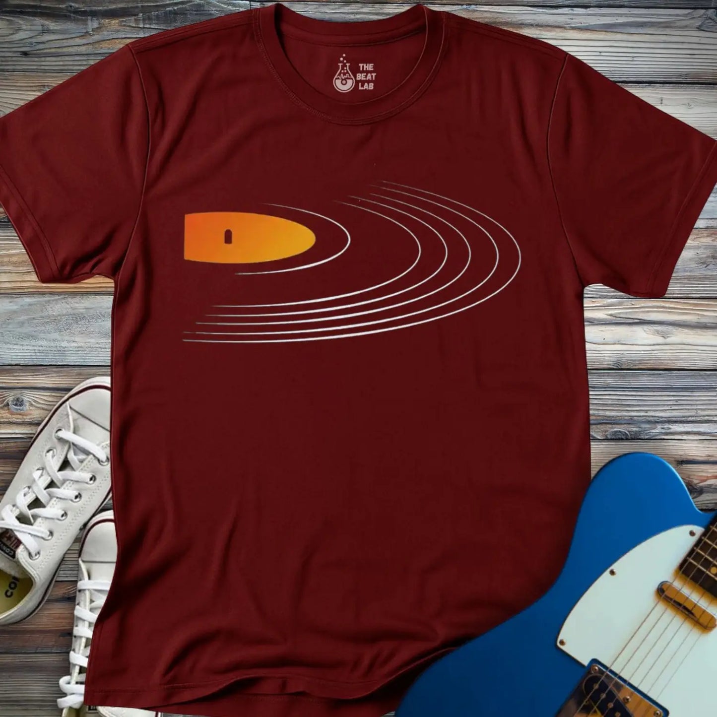 Spinning Vinyl T-shirt - T-Shirt