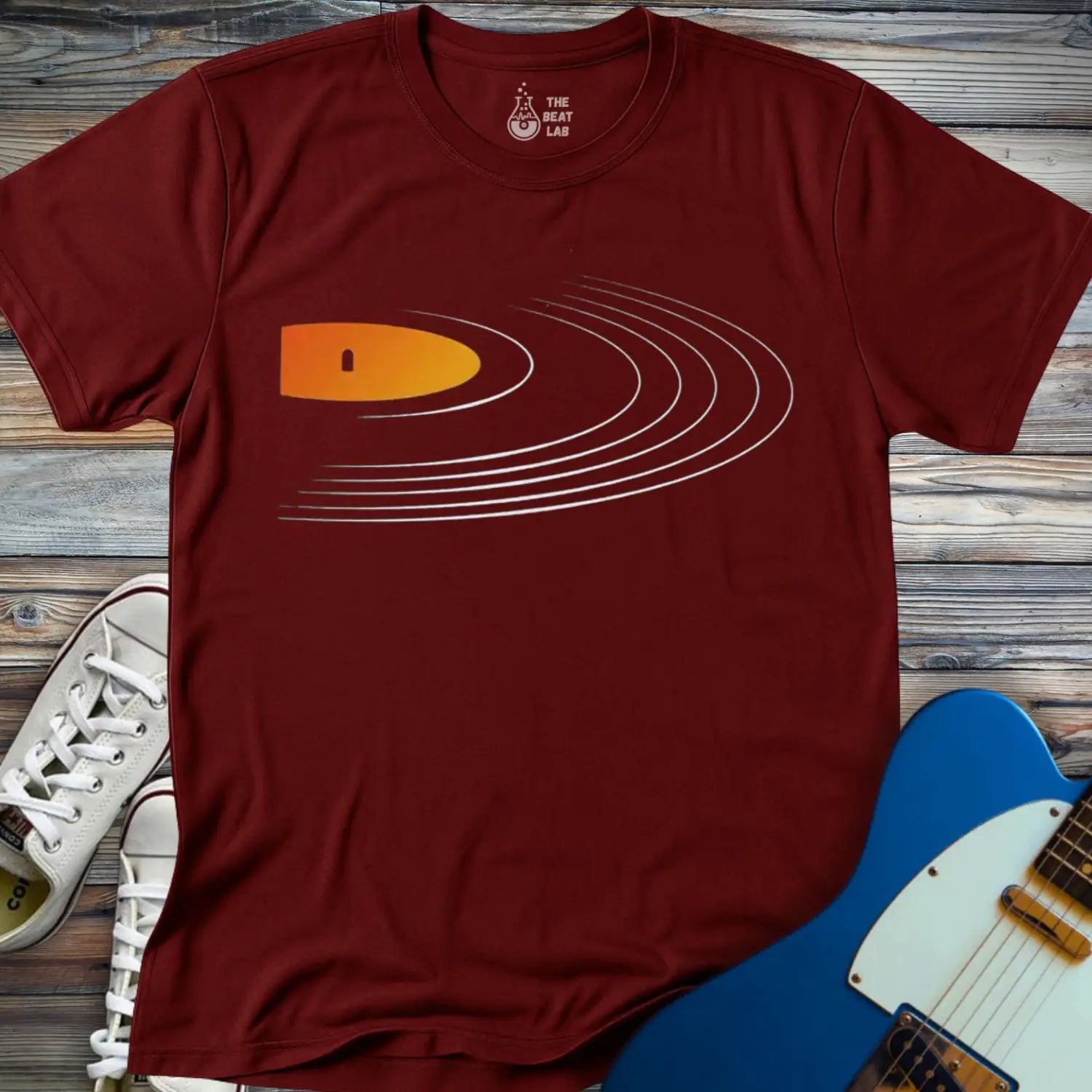 Spinning Vinyl T-shirt - T-Shirt