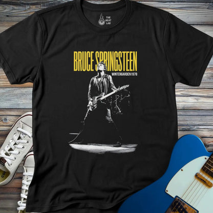 Springsteen Wintergarden 1978 T-shirt - Black / S - T-Shirt
