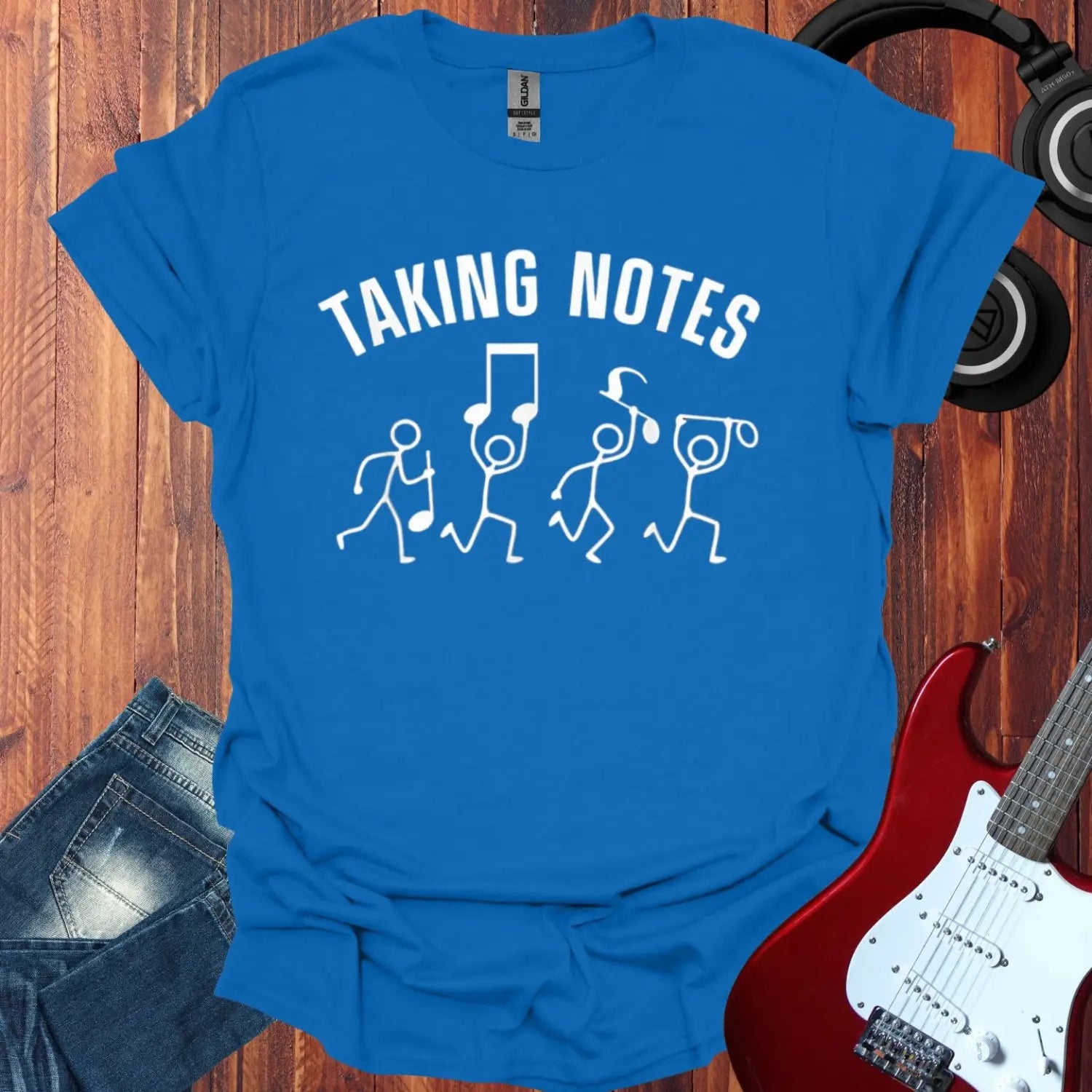 Taking Notes T-shirt Royal