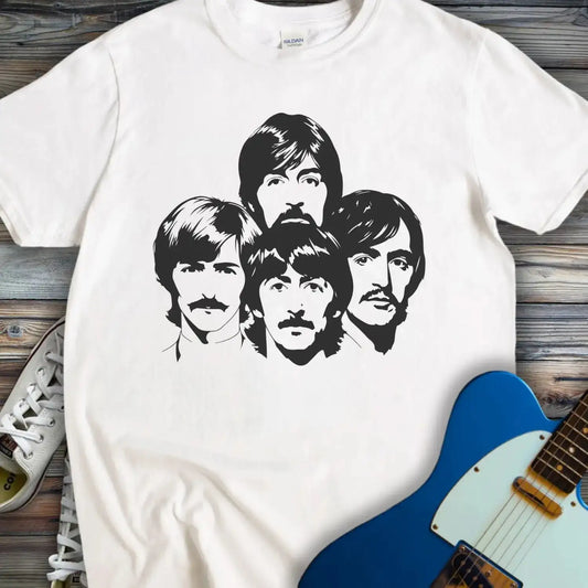 The Beatles Members T-shirt White