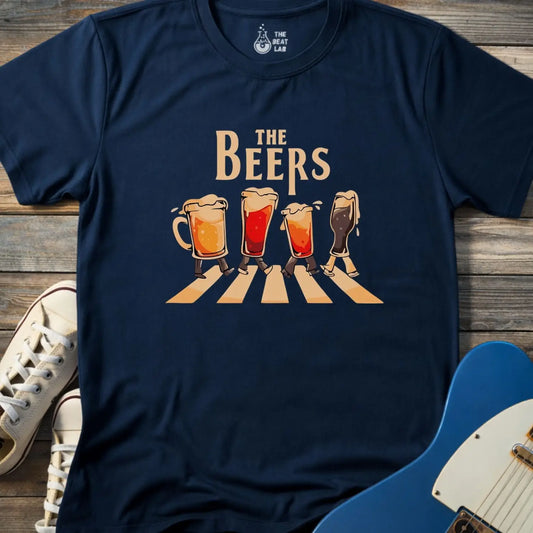 The Beers T-shirt - Navy / S - T-Shirt