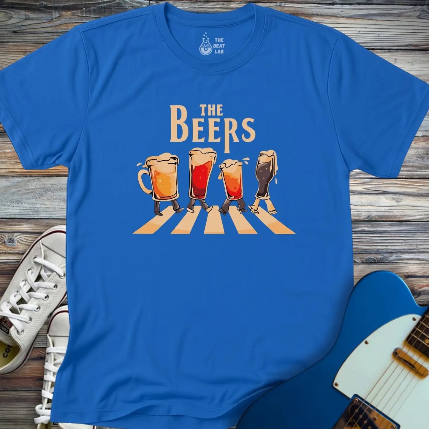 The Beers T-shirt - Royal / S - T-Shirt
