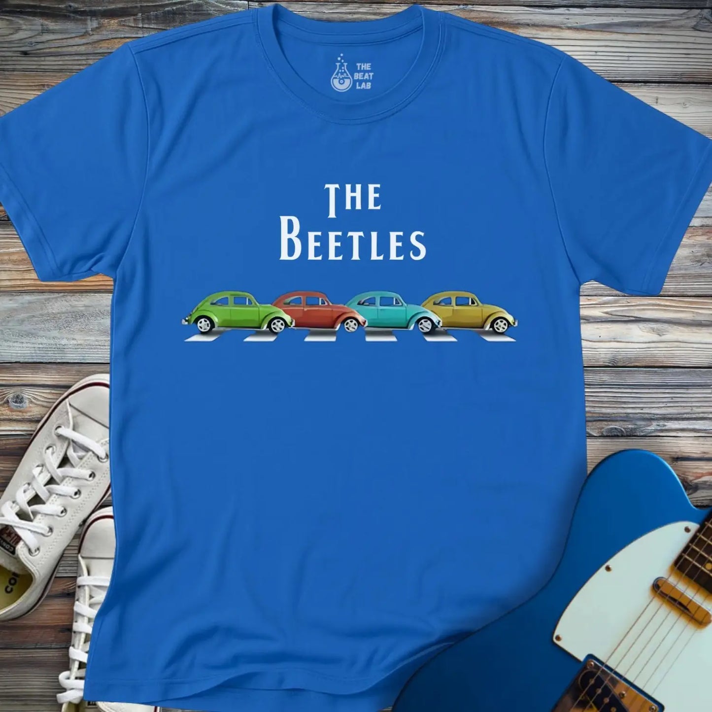 The Beetles T-shirt - Royal / S - T-Shirt