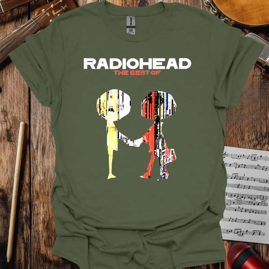 The Best of Radiohead T-shirt - S / Military Green - T-Shirt