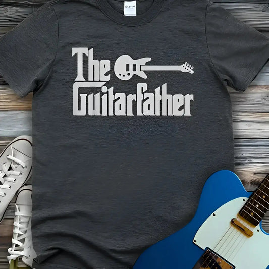 The Guitar Father (II) T-shirt Dark Heather Grey