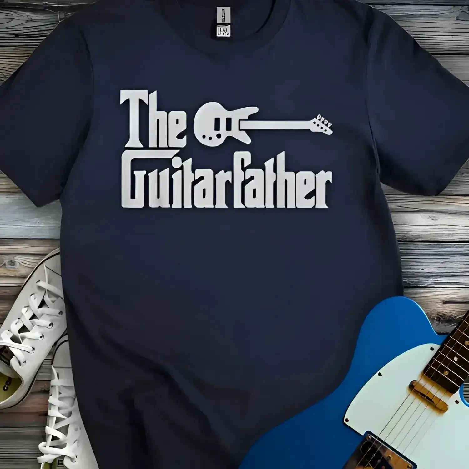 The Guitar Father (II) T-shirt Navy