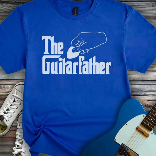 The Guitar Father T-shirt Royal