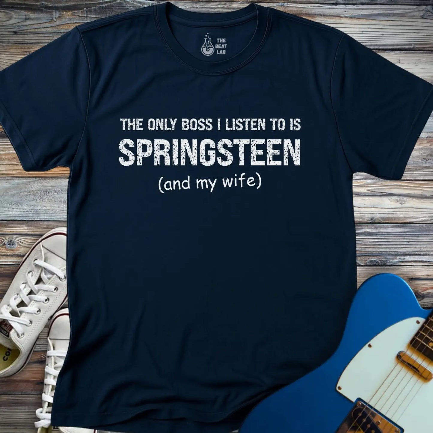 The Only Boss I listen (II) T-shirt - Navy / S - T-Shirt
