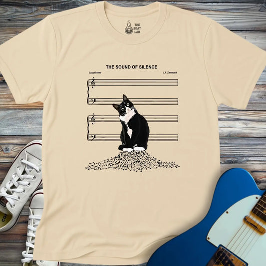 The Sound of Silence T-shirt - Sand / S - T-Shirt