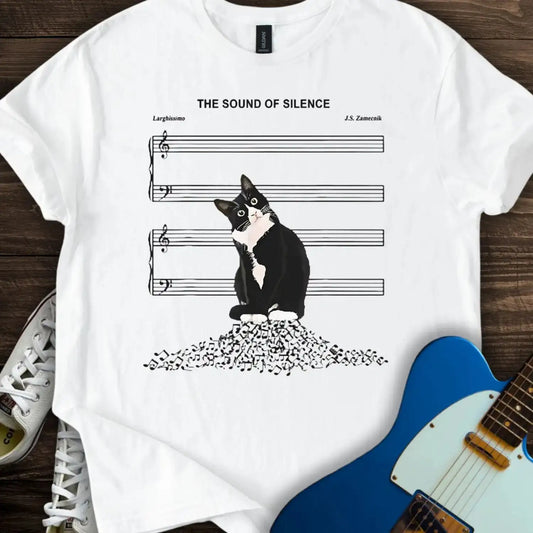 The Sound of Silence T-shirt White