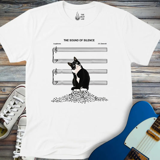 The Sound of Silence T-shirt - White / S - T-Shirt