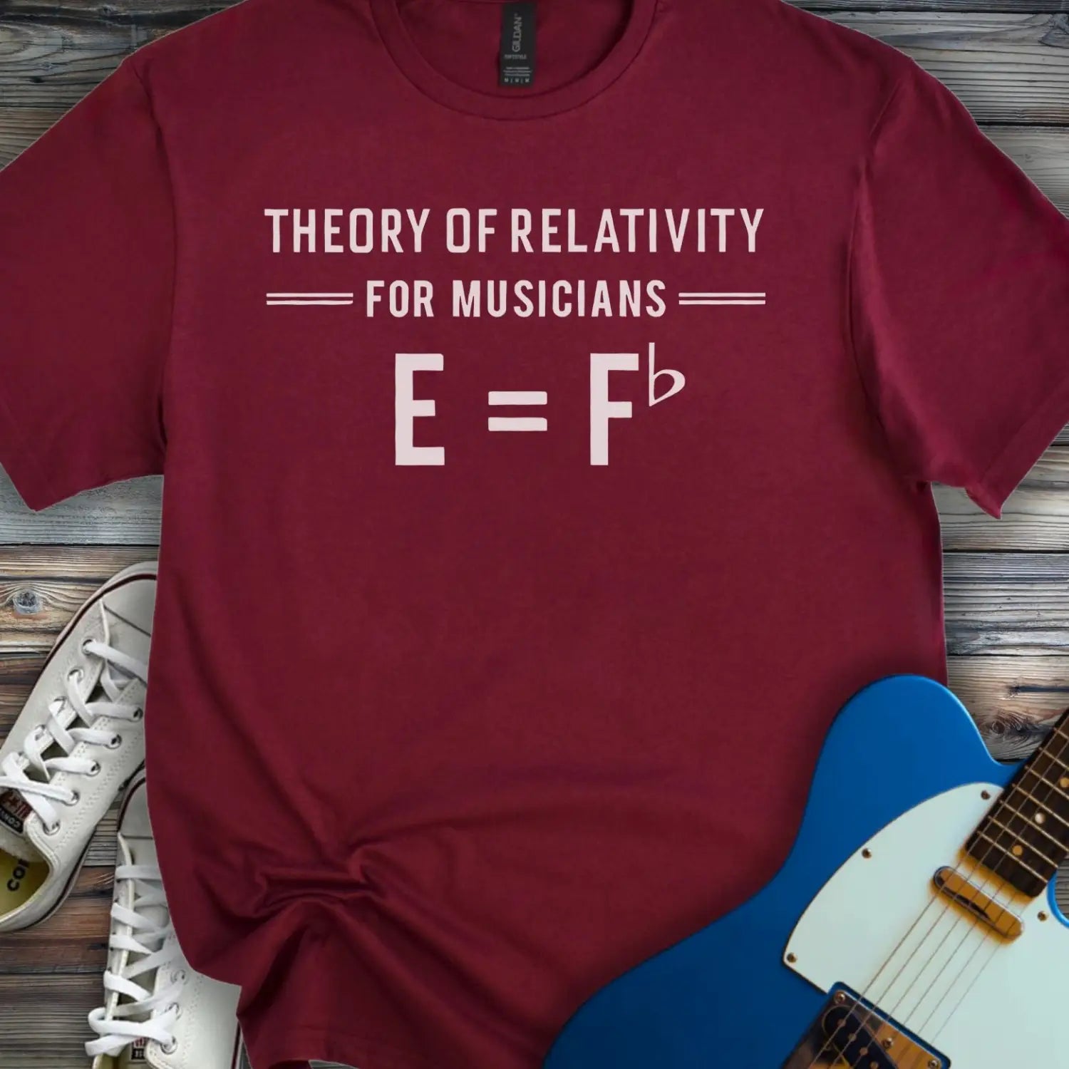Theory of Relativity T-shirt - Maroon / S - T-Shirt