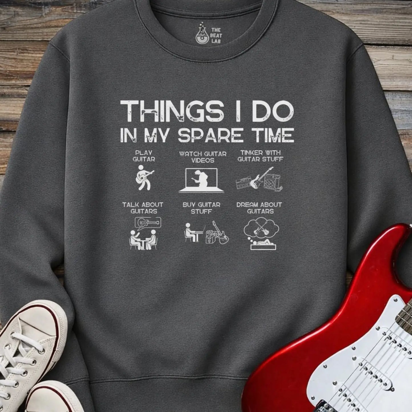 Things I Do Crewneck - Dark Heather / S - Sweatshirt