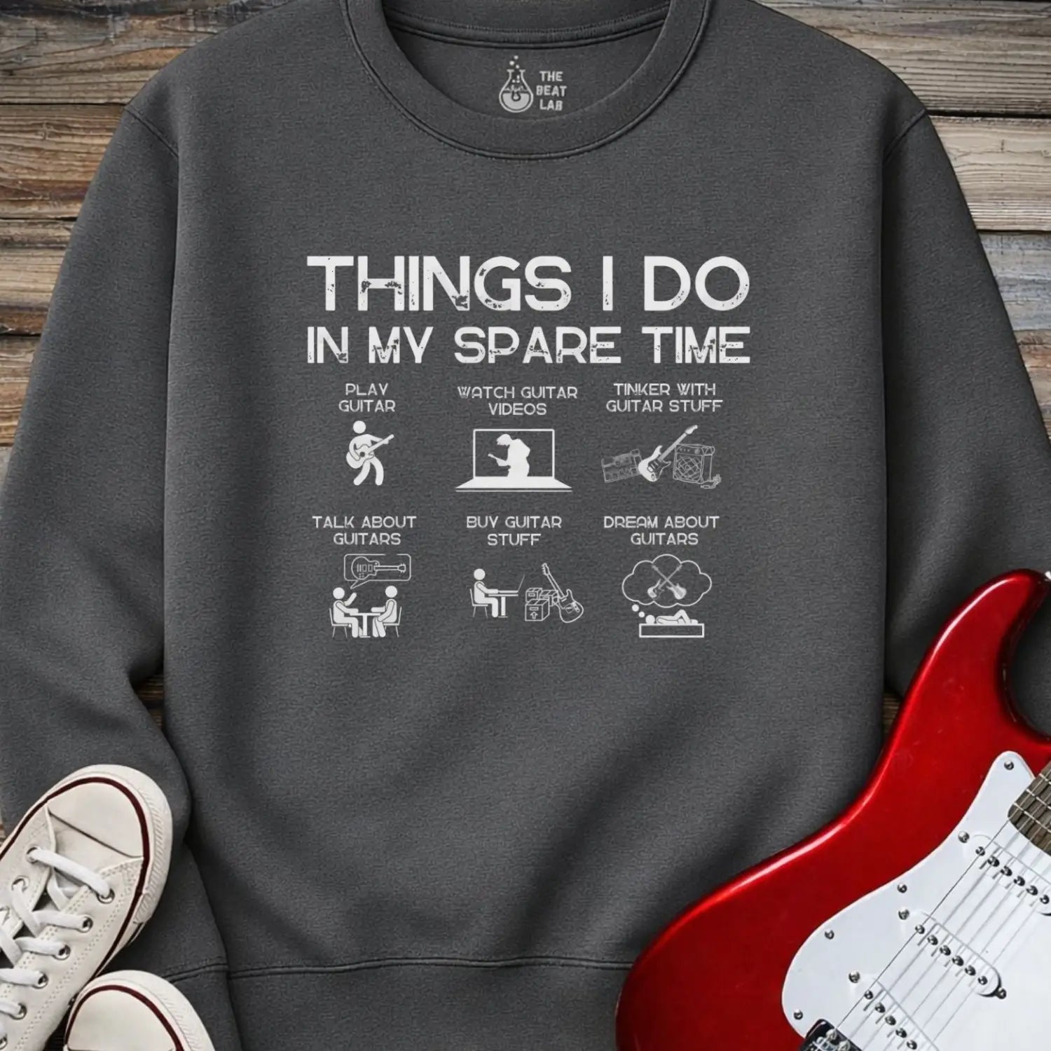 Things I Do Crewneck - Dark Heather / S - Sweatshirt