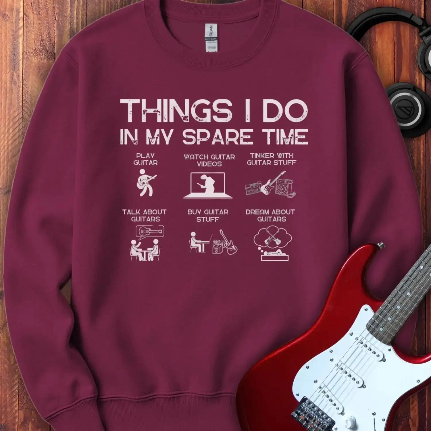 Things I Do Crewneck Maroon