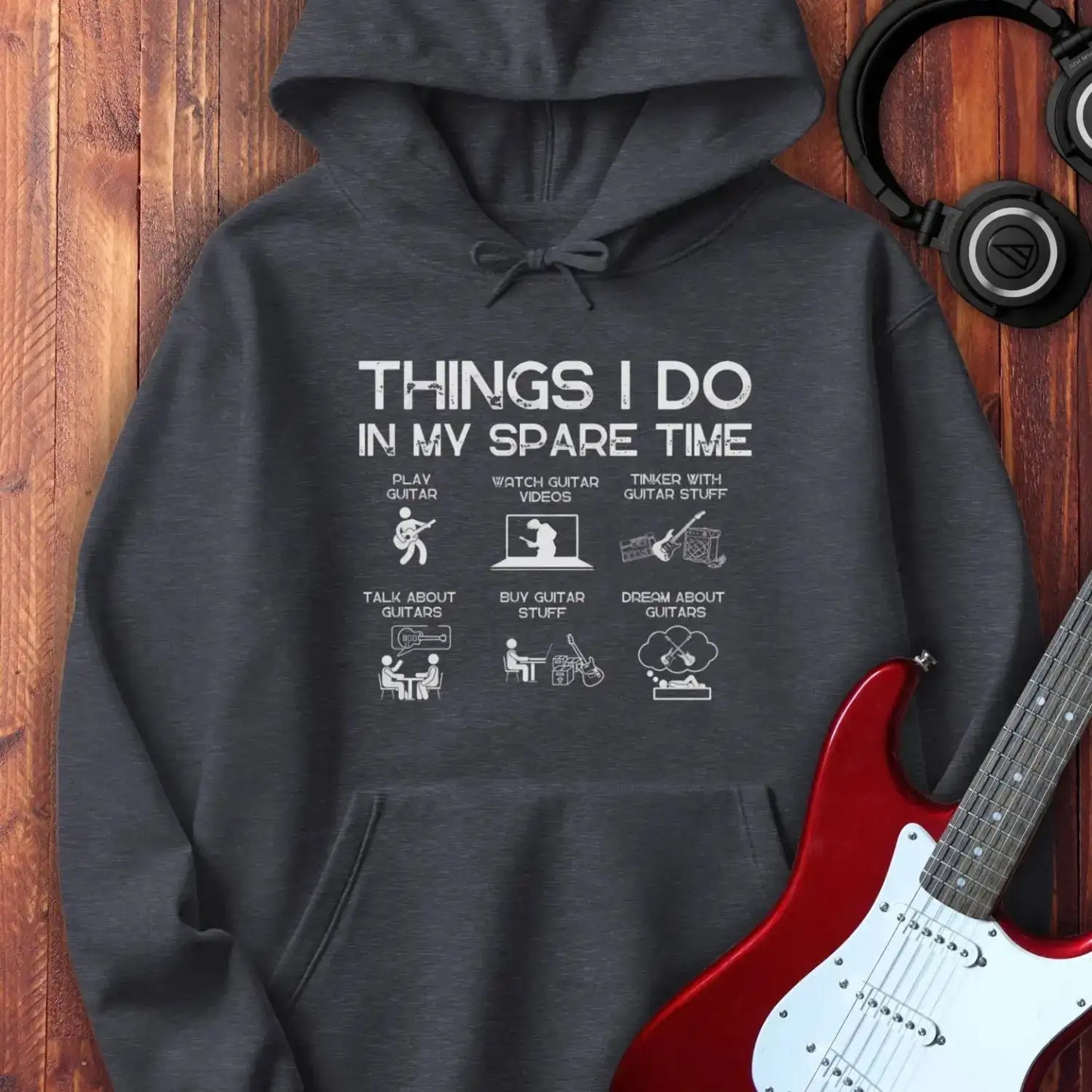 Things I do Hoodie Dark Heather
