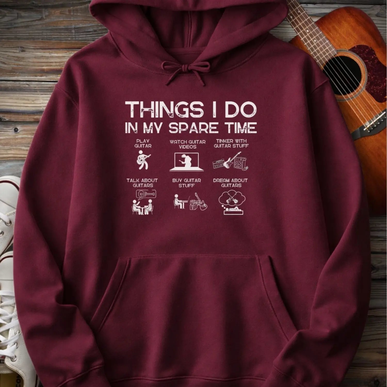 Things I do Hoodie - Maroon / S - Hoodie