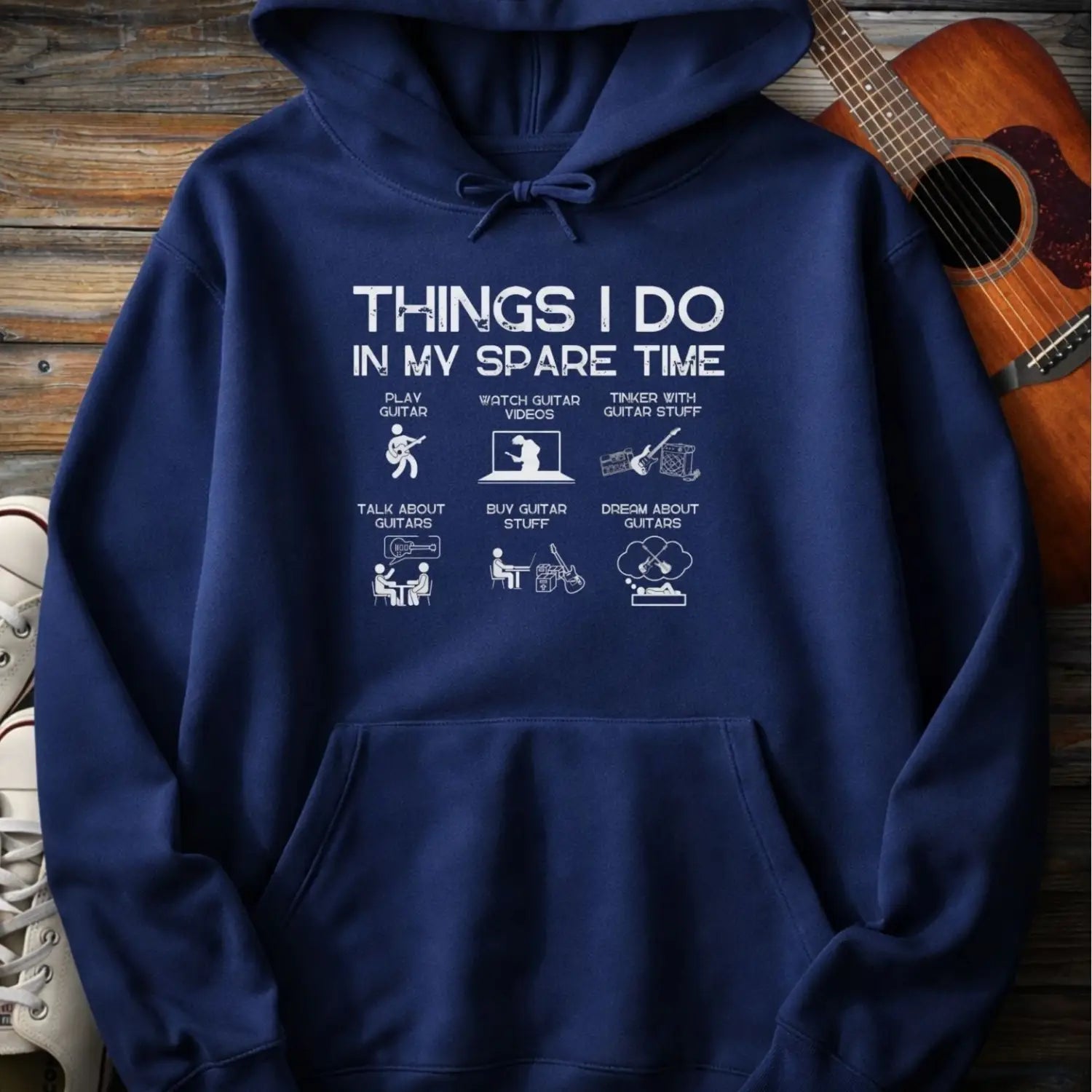 Things I do Hoodie - Navy / S - Hoodie
