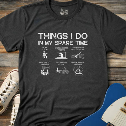 Things I Do T-shirt - Dark Heather Grey / S - T-Shirt