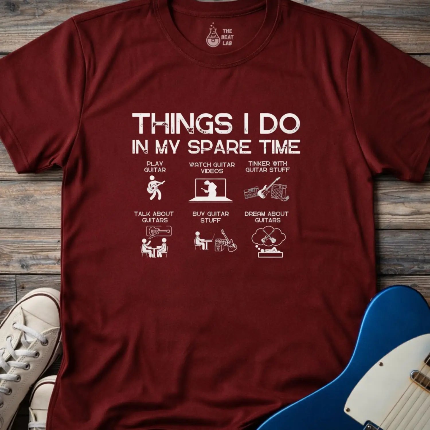 Things I Do T-shirt - Maroon / S - T-Shirt
