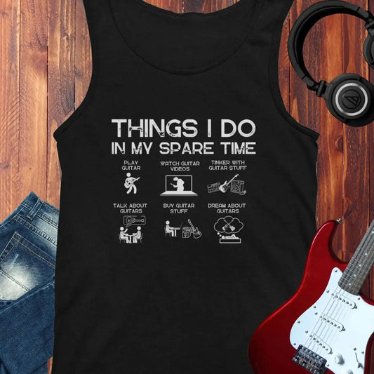 Things I Do Tank Top Black