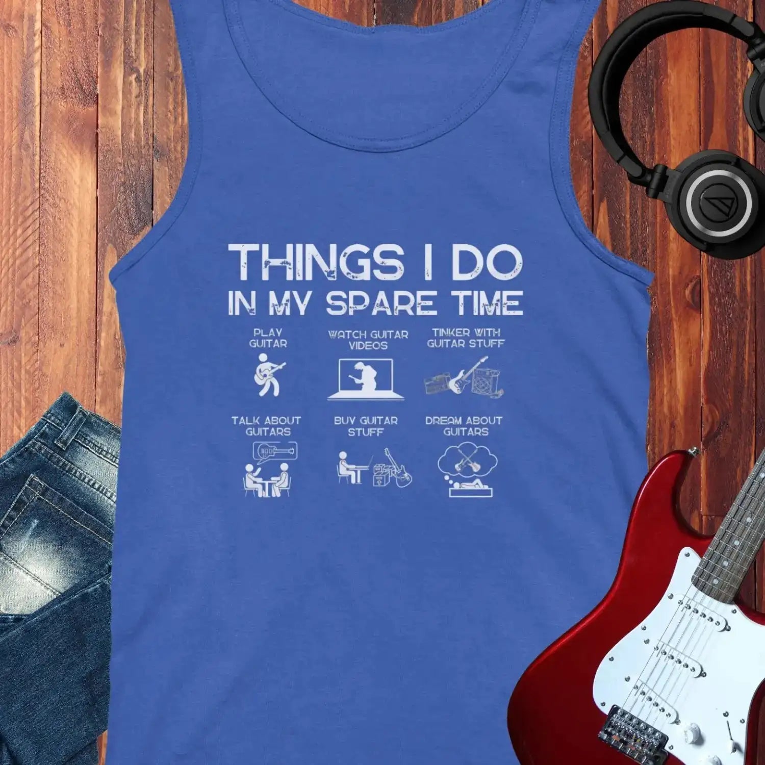 Things I Do Tank Top True Royal